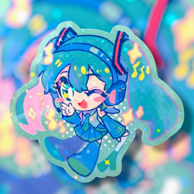 Laptop Accessories For Girls - Виниловая матовая водонепроницаемая наклейка Virtual idol