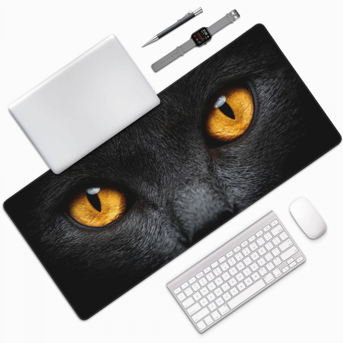Yellow Laptop Accessories - Большой коврик для мыши с изображением