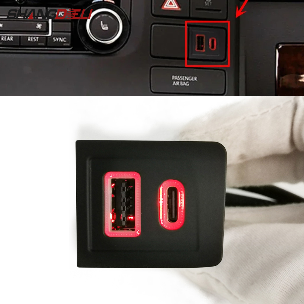 Usb C Power Adapter - Автомобильное двойное зарядное устройство 12 В/24