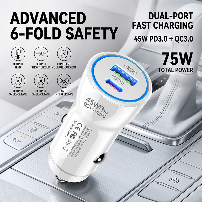 Usb C Power Adapter - Автомобильное зарядное устройство с быстрой зарядкой