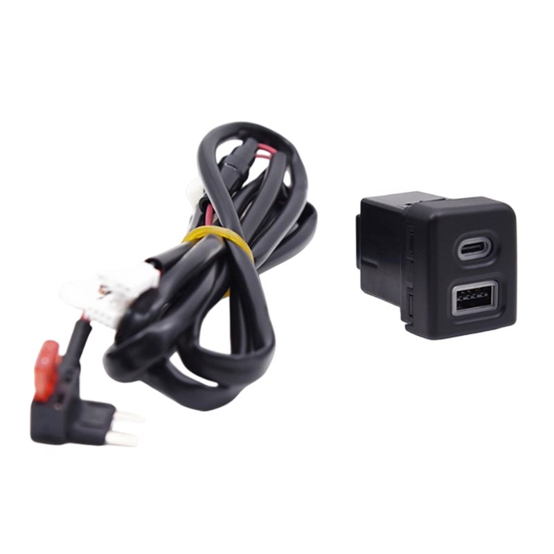 Usb C Power Adapter - Автомобильная зарядная розетка QC3.0 USB TYPE-C