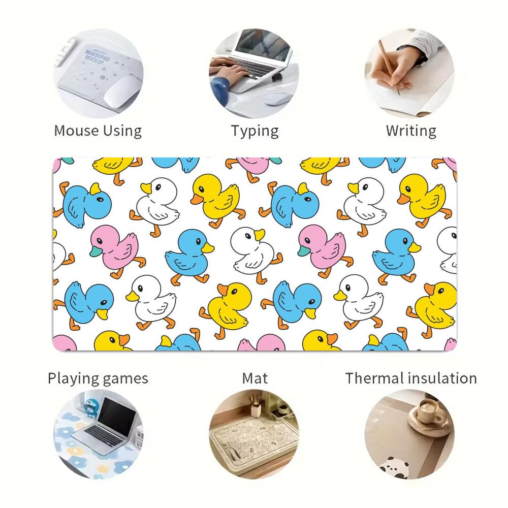 Yellow Laptop Accessories - Коврик для стола с бесшовным узором