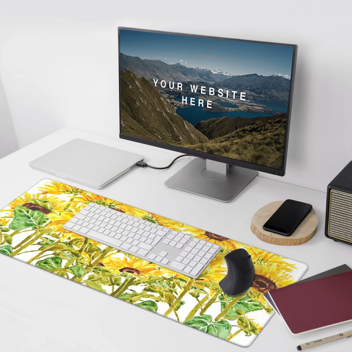 Большой коврик для мыши с ярки – обзор и цена Yellow Laptop Accessories