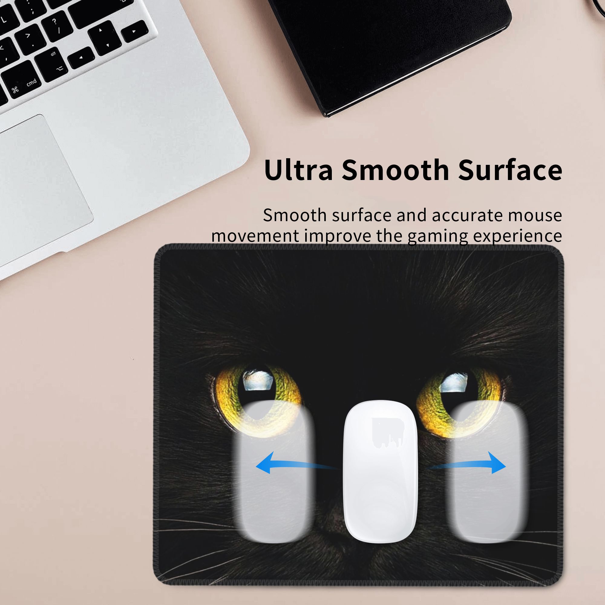 Коврик для мыши с черной кошач – обзор и цена Yellow Laptop Accessories