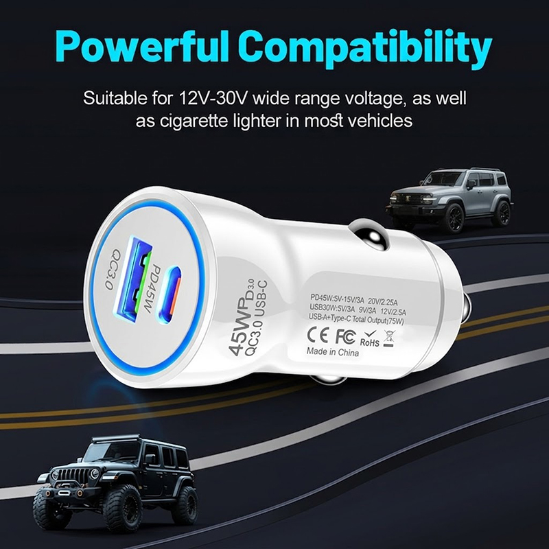 Автомобильное зарядное устройс – обзор и цена Usb C Power Adapter