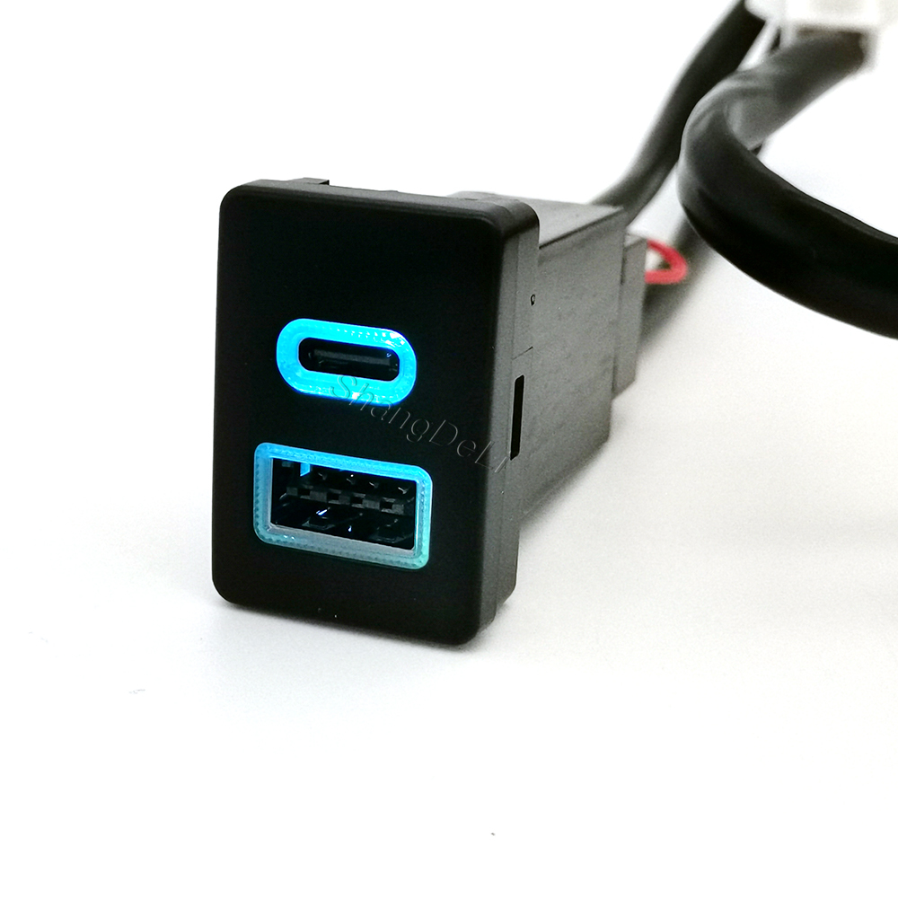 Автомобильный синий светодиодн – обзор и цена Usb C Power Adapter